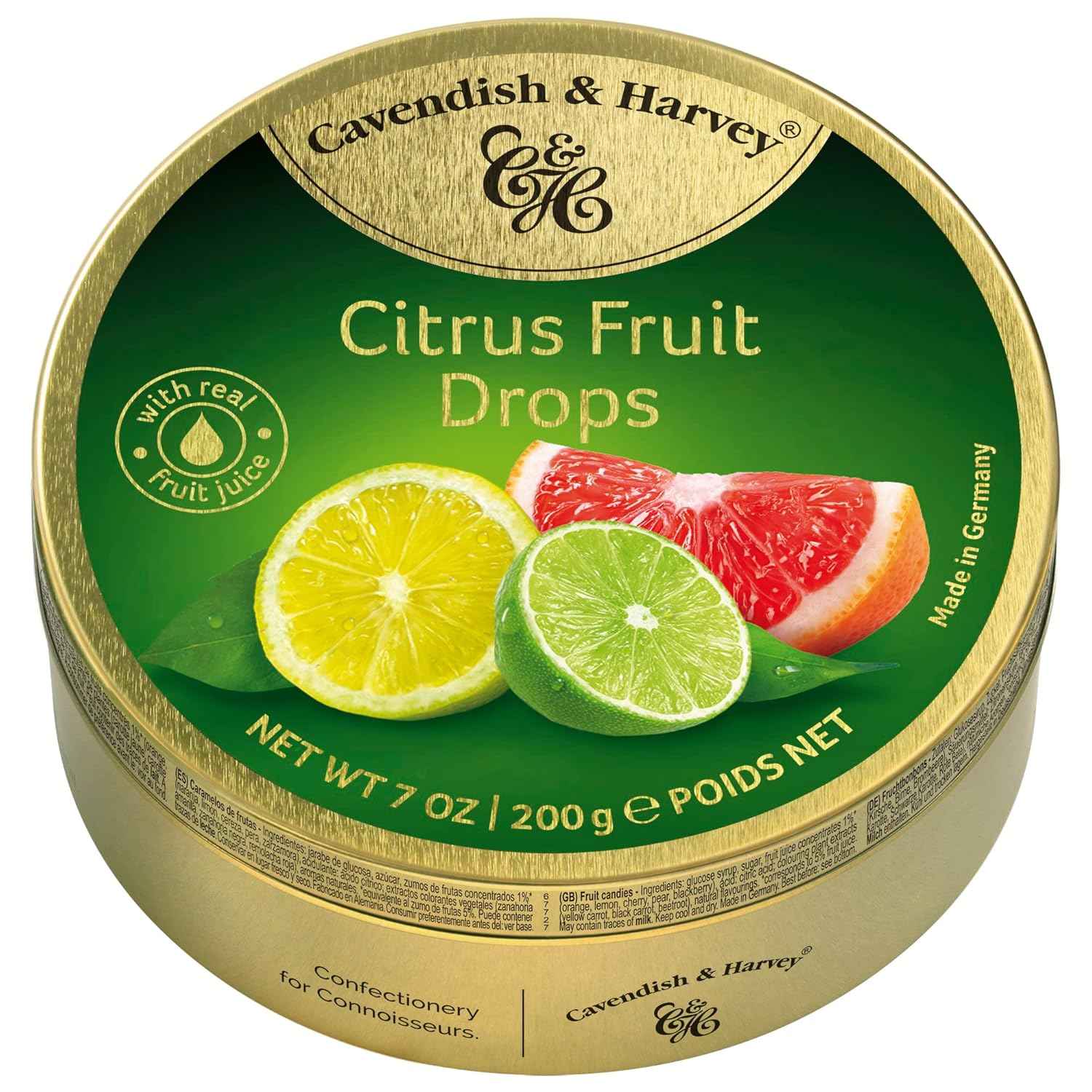 Cavendish & Harvey German Candy Tin – Thoughtful Housewarming Present for Hosts and Coworkers