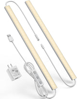 BRIGHTWILL Ultra-Thin 0.27 inch LED Cabinet Light – Clean Plug-in Bar for Clutter-Free Minimalist Kitchens