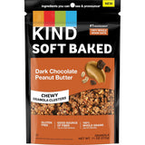 KIND Soft Baked Granola – Dark Chocolate Peanut Butter Desk Snack for Focused Home Office Energy, 5g Protein