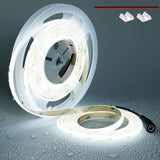 TOPAI IP65 COB LED Strip Light for Covered Patio and Deck Lighting, Waterproof 16.4ft Tape for Outdoor Dining and Pergola Glow