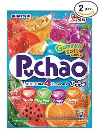 Puchao Chewy Candy Gift – Japanese Kawaii Snack Variety Pack for Her Birthday, Care Packages, and Stocking Stuffers
