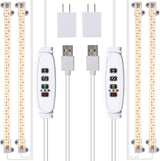 MossyCove LED Grow Light Strips – Self-Care Plant Therapy for Bedroom Nightstand, Full-Spectrum Light