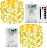 Avaspark Waterproof Fairy Lights 3-Pack 78FT – Patio String Lights for Evening Dining, Garden Pathway, and Backyard Gatherings
