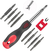 SUNHZMCKP 8 in 1 Screwdriver Set – Thoughtful Birthday Gift for Dad, Handy Multi-Bit Tool for Home Repairs