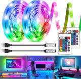 HOUHUI LED Strip Lights Housewarming Gift, RGB USB TV Backlight for New Homeowners