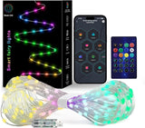 Adecorty Smart Fairy String Lights – Thoughtful Birthday Gift for Her, App-Controlled Bedroom Ambiance