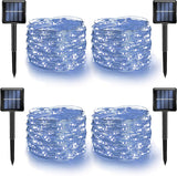 Dazzle Bright Solar String Lights – Indoor Window Frame and Wall Decor, 8 Lighting Modes