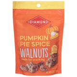 Diamond of California Pumpkin Pie Spice Walnuts – Brain-Boosting Study Snack for Late Afternoon Slumps, Resealable Bag