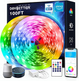 DAYBETTER RGB Light Strip – Flameless Kids Room Ambience Lighting with Built-In Sleep Timer