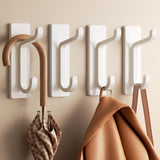 Towlz Adhesive Wall Hooks as Housewarming Gift for New Homeowners, 4-Pack in Five Finish Options