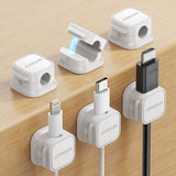 JOYROOM Magnetic Cable Clips for Living Room TV Console, Stylish Adhesive Wire Organizer