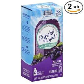Crystal Light Powdered Drink Mix – Portable Hydration for Busy Workdays and Long Meetings, Raspberry Lemonade