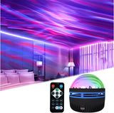 Northern Glow Aurora Projector – Statement 3-Inch Art Deco Black Dome for Bedroom Walls and Ceilings