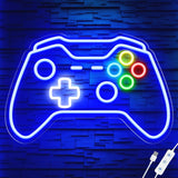 Gaming Neon Sign – Cozy Ambient Lighting for Man Cave and Recreation Room, Handmade LED Wall Art