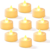 Homemory 24-Pack Flameless Tea Lights – Thoughtful Housewarming Gift for Her, Cozy New Home Votive Set with Batteries Included