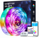 DAYBETTER LED Strip Lights – Camping and Backyard Party Lighting, Portable Waterproof Color Changing Tape with IR Remote