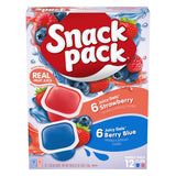 Snack Pack 100-Calorie Gel Cups – Portion-Controlled Evening Dessert for Calorie-Conscious Adults, 12 Pack