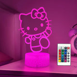 16 Color 3D Night Light with Remote Control – Ready-to-Gift Character Lamp for Boys Girls Tweens and Teens