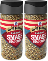 McCormick Grill Mates Classic Smash Seasoning – Backyard Patio & Deck Grilling Spice for Smash Burgers and Steaks