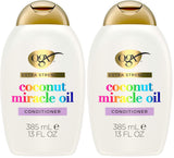 OGX Coconut Miracle Oil Conditioner – Tropical Coconut-Vanilla Scent for Sensory Showers
