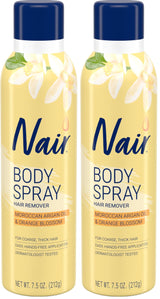 Nair Body Spray Hair Remover – Flameless, Smoke-Free Hair Removal Safe Around Kids & Pets