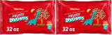 Malt-O-Meal Fruity Dyno Bites Cereal, Gluten Free Wellness Pantry Staple for Sensitive Diets, 32 OZ Resealable Bag