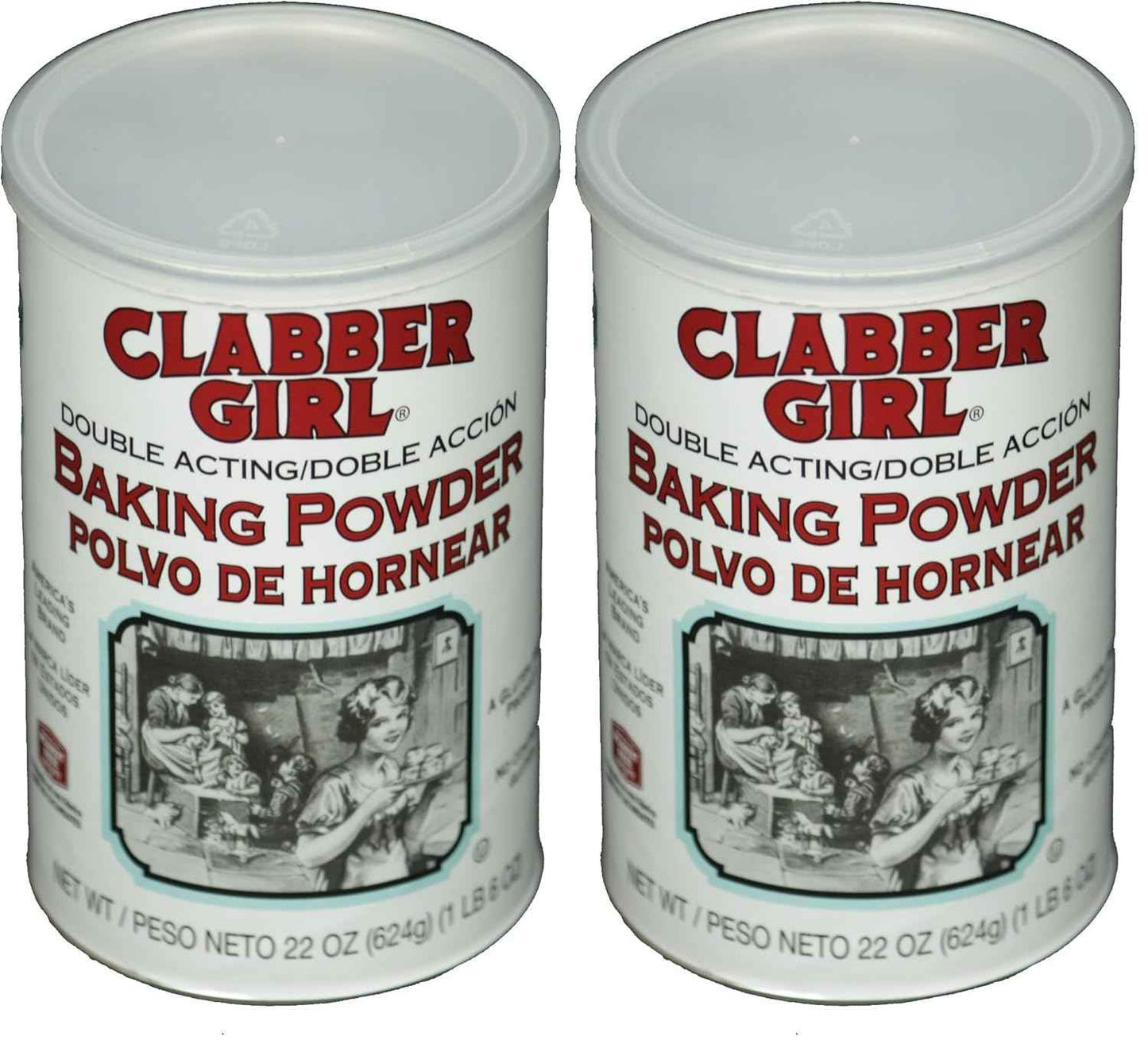 Clabber Girl Baking Powder 2-Pack – Housewarming Gift for Gluten Free and Vegan Households