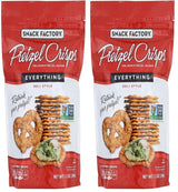 Snack Factory Pretzel Crisp Everything – Kid-Friendly Lunchbox Snack for School and After-School