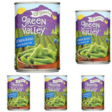 Green Valley Organic Cut Green Beans – Clean Three-Ingredient Side for Family Dinner Tables, 14.5 oz Can