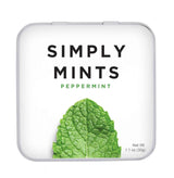 SIMPLY Mints | Peppermint Breath Mints | Uncluttered Purse Essential | Reusable Metal Tin