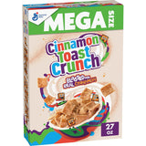 Cinnamon Toast Crunch Fortified Cereal with 12 Vitamins and Calcium, 27 oz for Everyday Pantry Nutrition