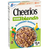 Cheerios Veggie Blends Blueberry Banana Cereal – Toddler-Friendly Gluten Free Cereal for the Breakfast Table and Playdate Snack Bowl