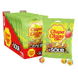 Chupa Chups Sour Lollipops – Thoughtful Stocking Stuffer and Care Package Add-on, Bulk Sour Lollipops