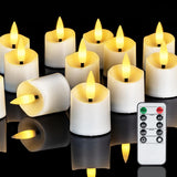 Homemory 12 Pack Remote Votive Candles – Thoughtful Housewarming Gift for Women, Mom and Newlywed Couples with Timer and Soft Flicker