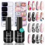 Beetles Foil Transfer Gel for Nails – Valentine's Day & Holiday Gift for Women, LED Lamp Curing 15ml Soak-Off Nail Art Glue