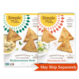 Simple Mills Veggie Pita Crackers, Himalayan Salt – School Lunchbox Crackers That Sneak Veggies Into Kids' Snacks