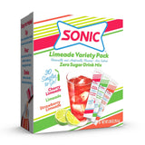 Sonic Singles to Go Powdered Drink Mix – Sugar Free Water Flavor Pack for Weight Management and Daily Hydration Goals