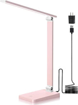 BrandName Minimalist Desk Lamp – Clean-Lined LED Task Light, 3-Level Touch Dimmer in Neutral Finishes