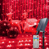 YAOZHOU Solar Christmas Net Lights – One-Step Drape Mesh for Clean, Uncluttered Holiday Decor on Shrubs & Hedges