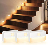 LumiGuard Decor Motion Light – Warm 3000K Glow for Bedroom Ambiance, Stylish Stick On LED Lamp