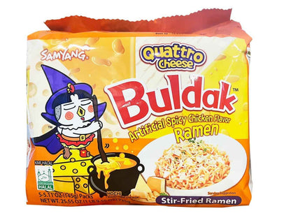 Samyang Buldak Ramen 5-Pack – Family Movie Night Dinner for Teens and Older Kids