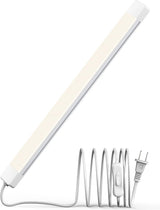 ASOKO 16 Inch Under Cabinet Light – Clean White LED Bar for Uncluttered Counters and Intentional Small Spaces
