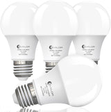 LUXRITE A19 LED Bulb Shatter-Resistant – Safer Lighting for Homes with Kids and Pets, 9W 5000K Daylight 4-Pack