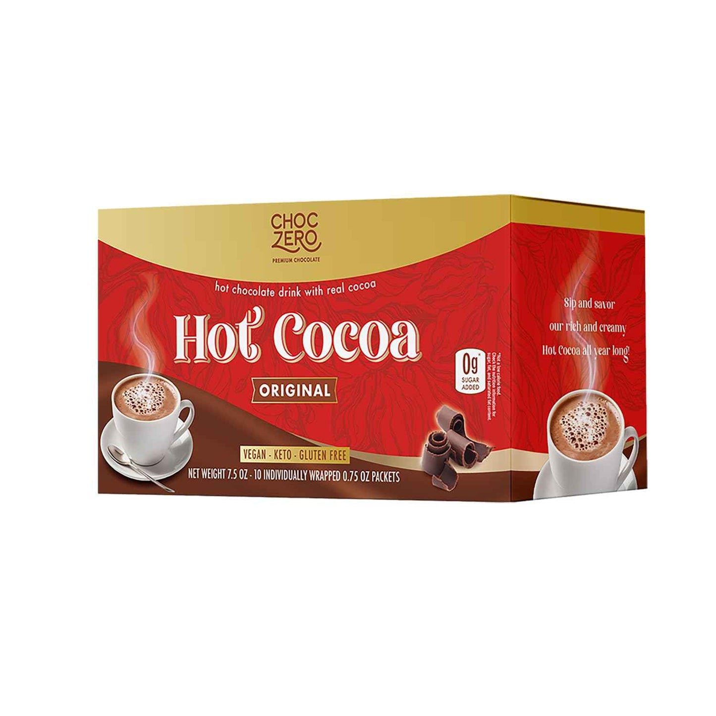 ChocZero Hot Cocoa Mix – Stocking Stuffer and Care Package Gift for the Wellness Lover