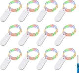 Aurora Glow Smoke-Free LED String Lights – Safe Alternative to Candles for Bedroom, 6-Pack