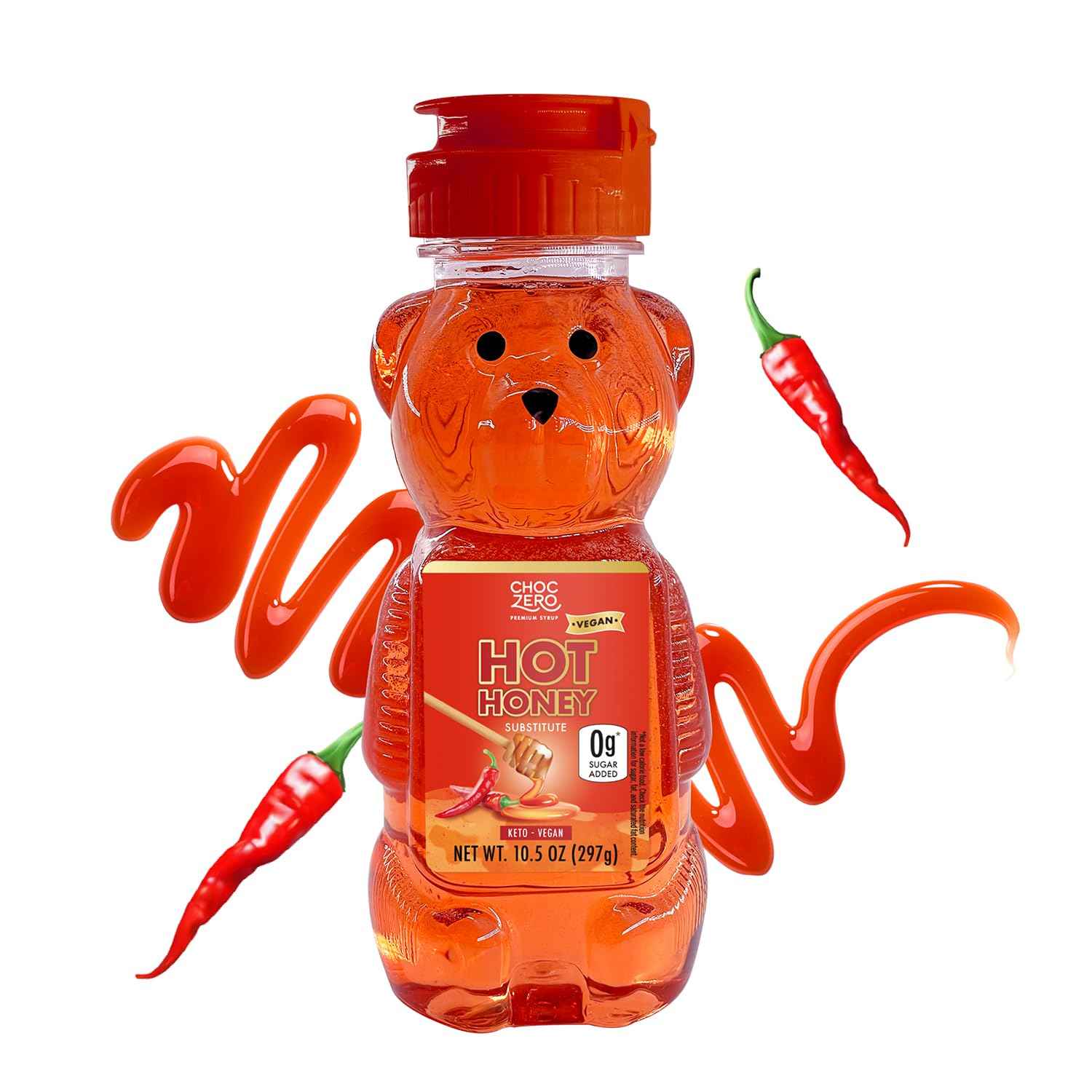 ChocZero Hot Honey – Wellness Pantry Staple for Low Carb Meal Prep, 1g Net Carb