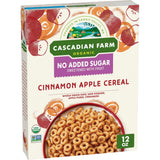 Cascadian Farm Organic Cinnamon Apple Cereal – Wholesome Cinnamon Apple Flavor Picky Eaters Love, 12 oz Pantry Box