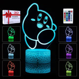 Luminara 3D Illusion Lamp – Modern Bedroom Decor Accent, 16-Color LED Mood Light with Remote and Dimmer