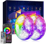 Brightown LED Strip Lights 200ft – Stunning Birthday Gift for Women and Mom, Music Sync RGB Mood Lighting