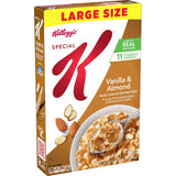 Kellogg's Special K Vanilla Almond Cereal for Home Wellness Routines, Fiber-Rich Heart-Conscious Breakfast